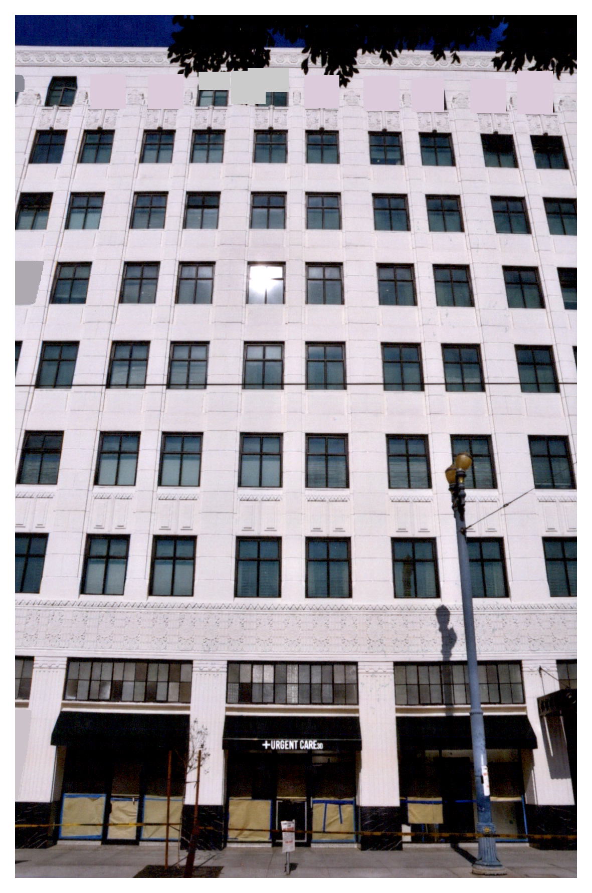 Exterior view of the Long Beach Professional Building after rehabilitation.